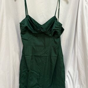 Hello Molly Green Mini Dress